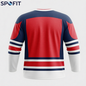 Jersey de Hockey sobre Hielo Personalizado, Sublimado con Impresión por Transferencia de Calor, Servicio OEM, Jersey de Hockey sobre Hielo para Clubes, Jersey de Hockey sobre Hielo Ligero - Product Image 2