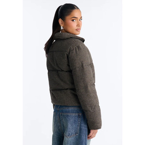 Veste matelassée personnalisée pour femme, automne/hiver, veste bomber en duvet, respirante, imperméable, écologique, taille plus - Product Image 3