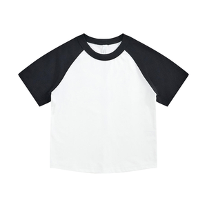 เสื้อยืดแขนยาวทรงแร็กแลน คอกลม สีขาวดำ สำหรับผู้ชาย ทรงปกติ สวมใส่สบาย ระบายอากาศได้ดี เป็นมิตรกับสิ่งแวดล้อม ผลิตจากโพลีเอสเตอร์/ผ้าฝ้าย สไตล์สตรีทแฟชั่น แบบถัก - Product Image 1