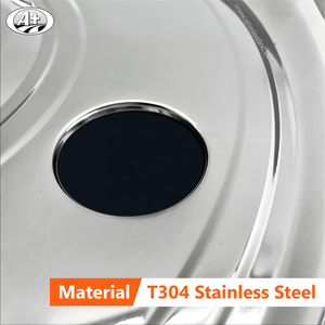 Enjoliveur universel européen en acier inoxydable 17.5 T304 avec système de bague de verrouillage universel - Product Image 4