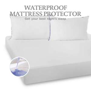 ที่คลุมเตียงสำหรับเด็กผ้าถักไมโครไฟเบอร์กันน้ำเข้ารูปแผ่นปูเตียงชั้น TPU กันคราบธรรมดา - Product Image 4