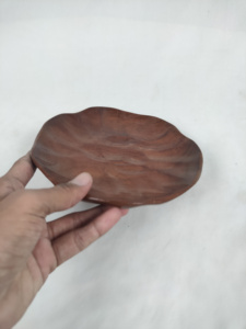 Bols de service en bois naturel de style européen, écologiques, designs personnalisés, tailles 6''-12'', origine Inde, bols à salade en gros pour fêtes - Product Image 5