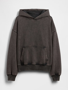 เสื้อฮู้ดผู้ชายผ้าฝ้ายถักแบบ OEM ขายส่ง รับทำโลโก้ เสื้อสเวตเชิ้ตคุณภาพสูง สตรีทแวร์ลำลอง แฟชั่นฮิต - Product Image 3