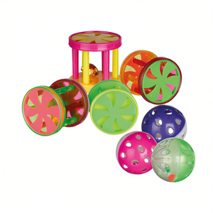 Juguete Interactivo para Mascotas, Juego de Bola y Rodillo de Plástico de 4.5 cm - Product Image 2