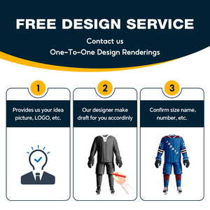 Custom Winter Ice Hockey Jerseys Unisex Half Sleeve Sublimated Print 100% Polyester Moisture Wicking Team Uniform Sets Front - Product Image 6