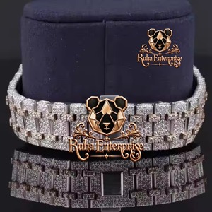 Reloj de Pulsera Elegante con Diamantes de Moissanita de Primera Calidad, con Decoración de Piedras Brillantes para Uso Diario, en Oferta - Product Image 2