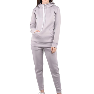 Conjunto Deportivo Personalizado para Mujer, Dos Piezas, Sudadera con Capucha y Pantalones de Chándal de Felpa Francesa - Product Image 1