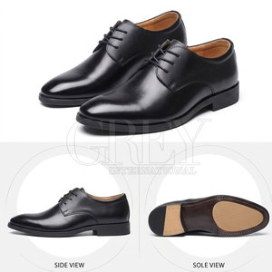 Chaussures en cuir sur mesure pour hommes, chaussures classiques à lacets, semelle durable, coutures fines, pour occasions professionnelles - Product Image 2