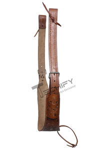 Sangle de selle western en cuir artisanal de qualité supérieure, réglable, accessoire pour selle de cheval, idéale pour le ranch et la randonnée équestre - Product Image 2