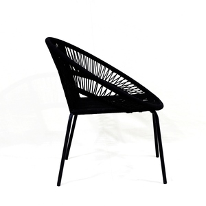 All Weather Modern Rattan Lightweight Kitchen Outdoor Bistro Set Comfortable Patio Garden Leisure Chairs Balcony Furniture - Product Image 4