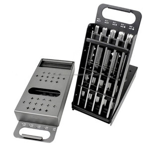 Caja de esterilización de alambres de Kirschner de precisión quirúrgica mundial, kit quirúrgico de acero inoxidable, bandeja de almacenamiento de agujas ortopédicas CE - Product Image 2