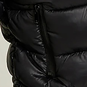 Chaqueta acolchada negra para mujer, ropa de invierno, chaqueta corta con cuello alto para mujer, chaqueta acolchada de plumón para mujer, chaquetas de invierno para mujer - Product Image 6