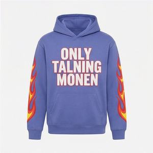 Ensembles de sweats à capuche personnalisés pour hommes, broderie unisexe, impression de logo vierge, sublimation, survêtement pull-over, couleur personnalisée - Product Image 1