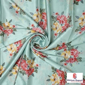 Premium Printed Japan Satin Fabric Manufacturer Custom OEM ODM Apparel Bridal Home Textile Export Factory - Product Image 2