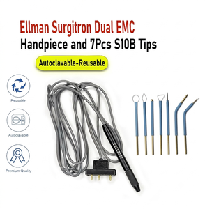 อุปกรณ์จี้มืออัลตราซาวนด์แบบคู่ Ellman Surgitron พร้อมชุดอิเล็กโทรด 7 ชิ้น ใช้ซ้ำได้ - Product Image 1