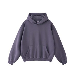 Sudadera con Capucha y Cremallera Personalizada de Felpa Gruesa de 350g, 100% Algodón, Estilo Urbano, Tie-Dye, Logotipo Frontal, Transpirable, Casual, Unisex - Product Image 3
