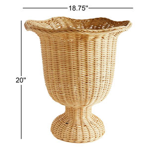 Vase en rotin naturel fait main, fournisseur en gros, vase décoratif en rotin tissé pour la décoration intérieure - Product Image 4