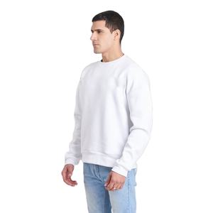 Sudaderas de felpa francesa informales con hombros caídos para hombre, Jersey de algodón 100% de gran tamaño personalizado para hombre, cuello redondo de alta calidad para hombre - Product Image 4
