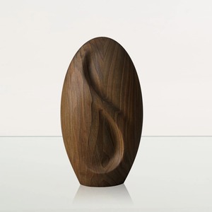 Urna Funeraria de Madera Maciza para Cenizas de Adultos, Acabado Natural, Diseño a Rayas, Urna Funeraria Personalizada para Cenizas Humanas - Product Image 6