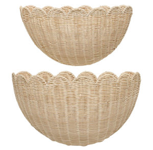 Handmade <b>Wall</b> Hanging Rattan Toy <b>Basket</b> Natural Woven <b>Storage</b> Organizer - Product Image 1