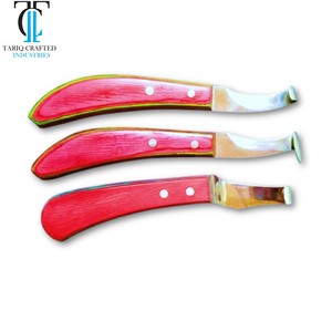 Farrier Hoof Knife Stainless Steel Professional Horse Hoof Trimming Tool Equine <b>Veterinary</b> <b>Instrument</b> Manufacturer - Product Image 2