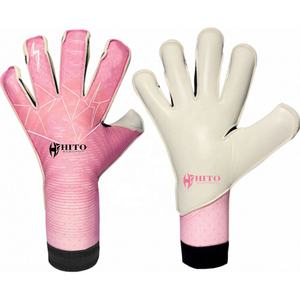 Nouvelles gants de gardien de but professionnels au design innovant, avec impression en silicone sur le dos et contact Letax sur la paume avant, sangle amovible. - Product Image 1