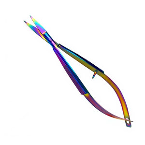 Tijeras Oftálmicas Quirúrgicas Castroviejo de Titanio Multicolor Premium de 4.5 Pulgadas, Rectas, para Microcirugía Ocular Manual - Product Image 3