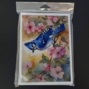 Blue Jay-Lot de 8 cartes de vœux vierges avec enveloppes, format 5x7 - Product Image 3