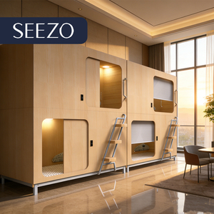 Capsula per Dormire in Legno Insonorizzata in Offerta - Pod Modulare per Ostelli, <span class=keywords><strong>Hotel</strong></span> e Camere d'Albergo - Product Image 1
