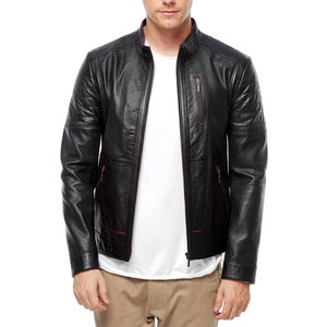Veste en cuir décontractée, cuir souple, coupe confortable, élégante, pour l'hiver, fermeture éclair durable, mode quotidienne, streetwear, vêtements d'extérieur - Product Image 3