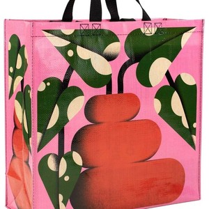 Vegetable Print Reusable Plastic <b>Packing</b> <b>Bags</b> PP Woven Recyclable 1mm Thick Hand Length Handle for Grocery Shopping - Product Image 2