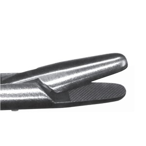 Porte-aiguille MIS Premium droit avec verrouillage, inserts en carbure de tungstène, tige de 5 mm, longueur de travail de 17 cm, longueur totale de 30 cm – ZETOMEDPRO - Product Image 3