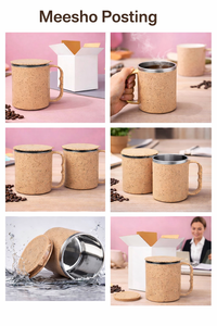 Mug à café en acier inoxydable à double paroi Liviya, impression personnalisée pour le bureau, la maison - Cadeau pour le Nouvel An chinois, la fête des pères - Product Image 3