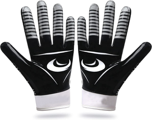 Gants de football américain respirants pour adultes et enfants, design personnalisé, nouvelle arrivée, pour le rugby en extérieur - Product Image 1