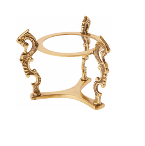 Support à œufs en laiton personnalisé avec logo, 4 pièces, pour hôtel de luxe, décoration de table de petit-déjeuner, prix bas. - Product Image 3