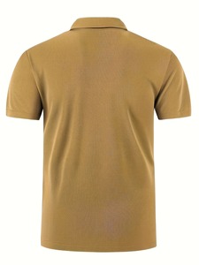 Camisetas Polo Personalizadas al por Mayor, 100% Algodón Piqué, Manga Corta, Antiarrugas, Camisetas Polo para Hombre con Bolsillo, Estilo Casual - Product Image 4