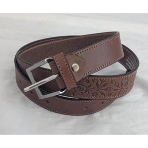 Cinturón de Cuero Genuino con Hebilla, Impermeable y Duradero, Cinturones Casuales para Hombre, Impresión de Logotipo Personalizado, Muestra Gratis en Stock, Sostenible - Product Image 4