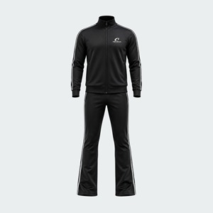 Nuevo Conjunto Deportivo de 2 Piezas para Hombre, Estilo Casual de Invierno, Estampado Sólido, Personalizado, con Pantalones y Sudadera con Capucha, 100% Algodón, Transpirable y de Secado Rápido - Product Image 2