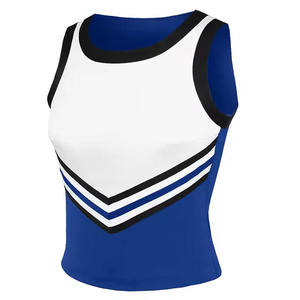 Derniers modèles d'uniformes de cheerleading 100% polyester, prix de gros OEM - Product Image 6