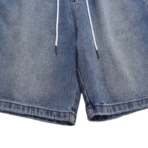 SENSEL SPORTS 2026 Nouvelle Collection – Short en Jean Vintage pour Homme, Taille Basse, Coupe Droite, Décontracté, 100% Coton Lavé Foncé - Product Image 6