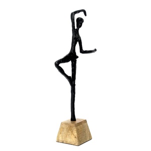 Handmade Bronze Ballerina Sculpture <b>Figure</b> Contemporary Artistic Decor for Living Room Tabletop Ornament - Product Image 4