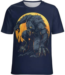 T-shirt pour homme de haute qualité en gros, 100% coton tricoté, respirant, coupe ample, manches courtes, logo personnalisé - Product Image 4