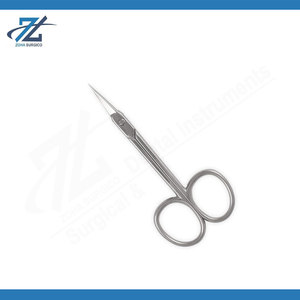 Cuticle <b>Scissors</b> Curved Tip Manicure Pedicure Nail Cut Makeup <b>Scissor</b> Stainless Steel Cuticle Trimming Beauty Grooming Tool - Product Image 3