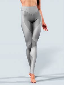 Wholesale Premium 87% Nylon 13% Spandex Four-Way Stretch Fitness Wear Women Leggings with Breathable <b>Mesh</b> Panel - Product Image 2