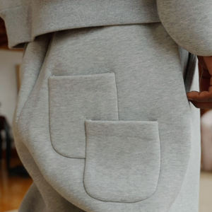 Conjunto Deportivo Personalizado de Felpa 100% Algodón, Estilo Holgado, con Capucha, para Hombre, Invierno - Product Image 3