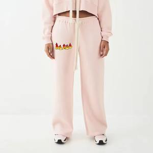 Pantalones de Cintura Media con Cristales, Estilo Europeo y Americano, para Hombre y Mujer, 100% Algodón, Ligeros, de Secado Rápido, Casuales y Deportivos - Product Image 1