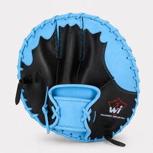 Gant de receveur de baseball synthétique haut de gamme pour droitiers et gauchers, avec sangle réglable, motif en H, durable, pour l'entraînement sportif, pour adultes et jeunes - Product Image 3