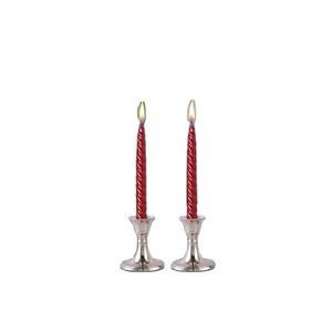 Bougeoir fait main en métal de la meilleure qualité 2 pièces ensemble ornements pour la décoration de mariage à la maison support de lumière de bougie - Product Image 2