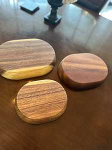 Tazón de Madera Hecho a Mano, Ecológico, con Divisiones, para Arroz y Verduras, Diseño Moderno, Madera sin Recubrimiento, para Servir Comida en Bodas, Uso Doméstico - Product Image 2