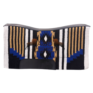 Couverture en laine 100% Nouvelle-Zélande personnalisable de qualité supérieure 34x36, avec feutre sous-couche, pour protection de selle d'équitation occidentale. - Product Image 3